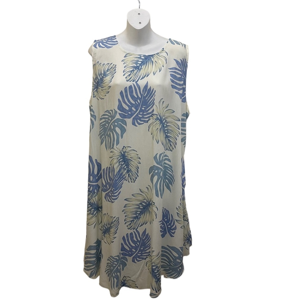 Punny Island Hawaii Women's OS Aloha Tropical Sleeveless Dress